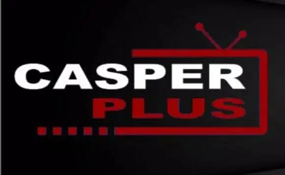 Logo of Casper Plus TV featuring a modern design with the brand name prominently displayed.