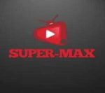 Super Max logo displayed prominently on a black background, representing premium IPTV services and streaming solutions. Best for adult Iptv Server