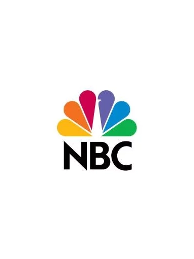 A colorful logo featuring the black text "NBC". The image features a colorful logo with black text. The logo represents NBC and is designed with elements that suggest vibrant graphics and modern design. It showcases the use of font in a creative way, highlighting its significance in graphic design.