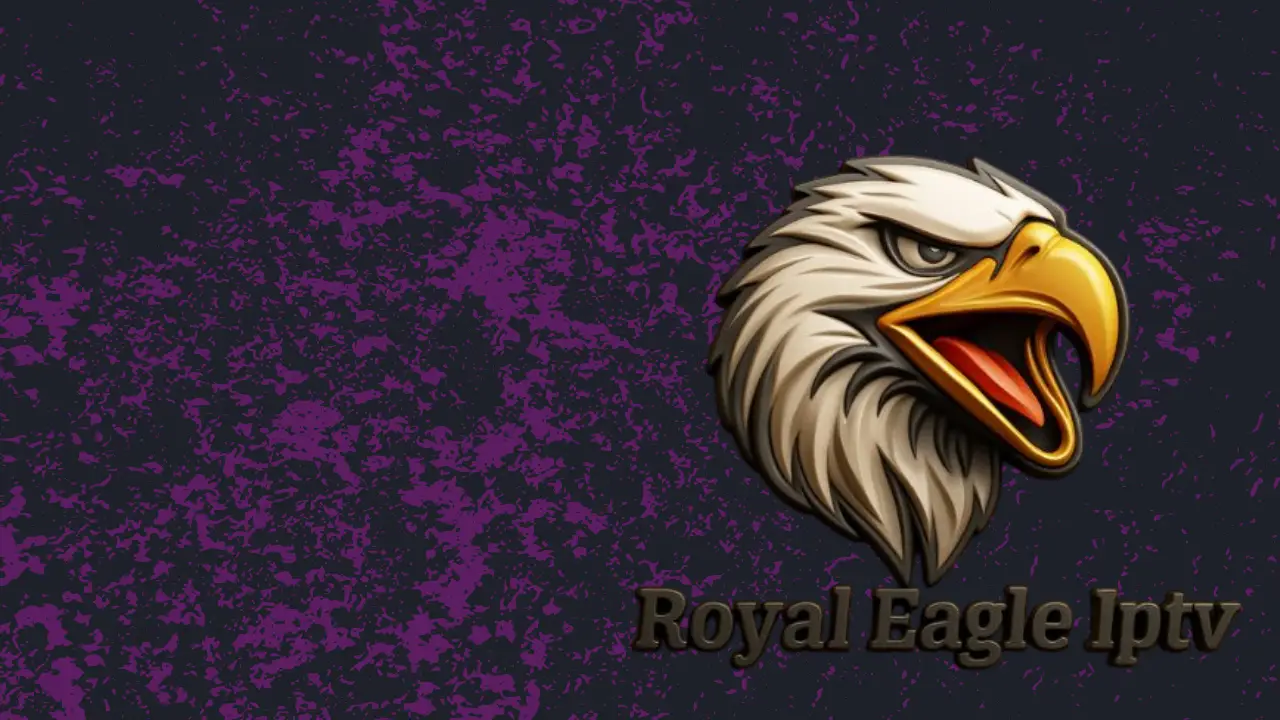 Royal Eagle IPTV logo – premium IPTV subscription for worldwide channels, sports, and movies in HD and 4K