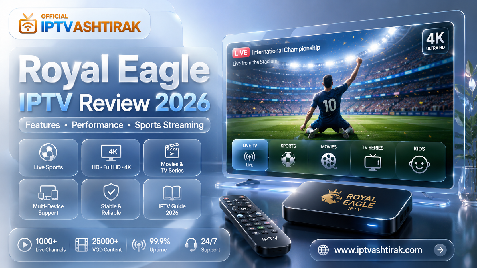 Royal Eagle IPTV Review My Honest Experience During the FIFA World Cup liquid glass for Royal Eagle IPTV Review 2026 | M