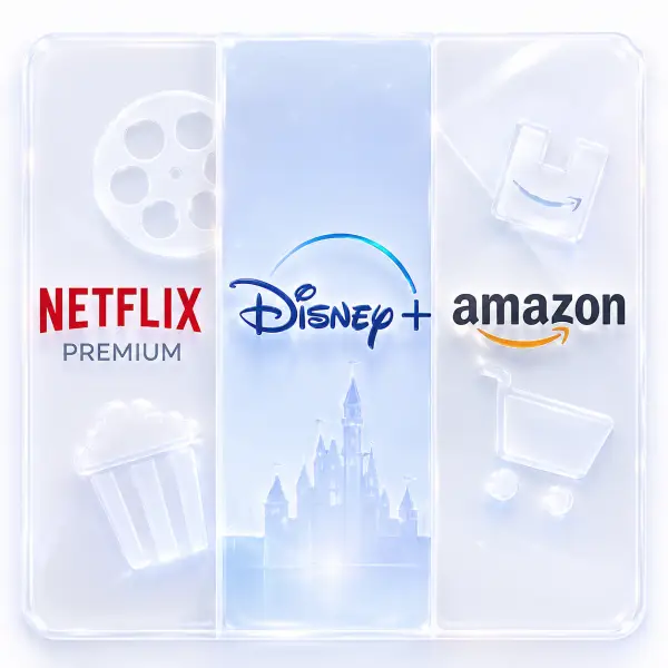 Netflix  Amazon Prime  Disney+