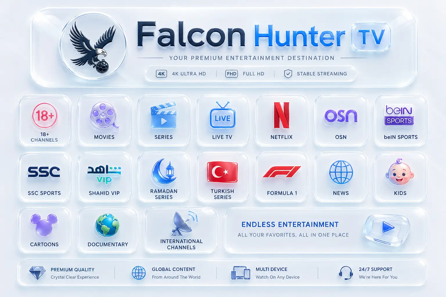 Falcon Hunter Tv Banner