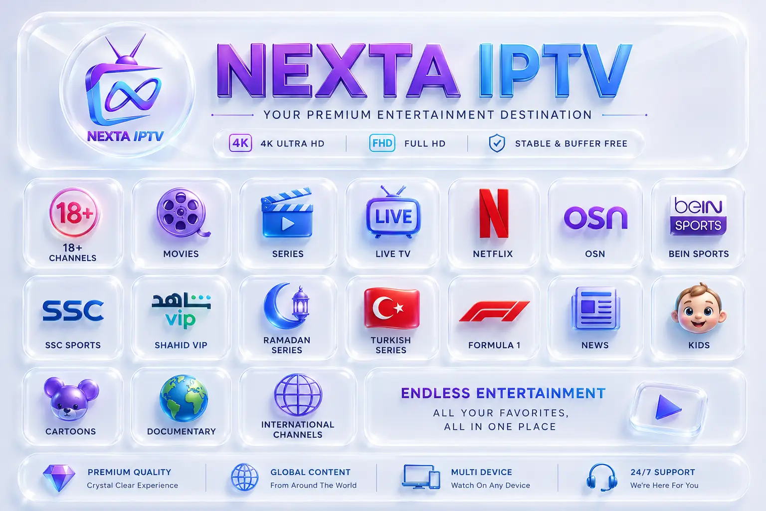 Nexta Iptv Banner